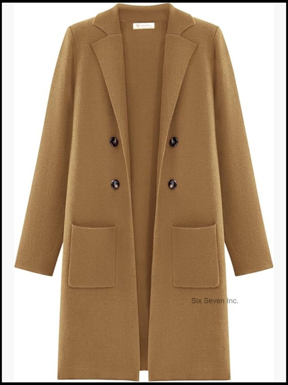 Knit Long Cardigan Sweater Open Front Business Casual Coatigan Winter